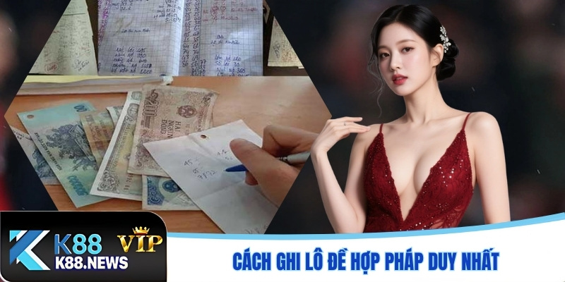 Cách ghi lô đề hợp pháp duy nhất
